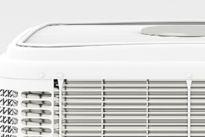 White air conditioning system.